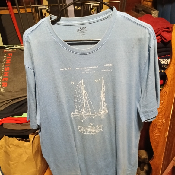 Izod Other - Izod Men's Light Blue Nautical Tee